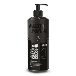 NISHMAN AFTER SHAVE CREAM + COLOGNE 2IN1 (CITY SENIOR) – 400ML