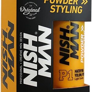 NISHMAN, polvere per lo styling dei capelli, opacizzante, P1 Volume Powder Mattifying Styling, 20 G